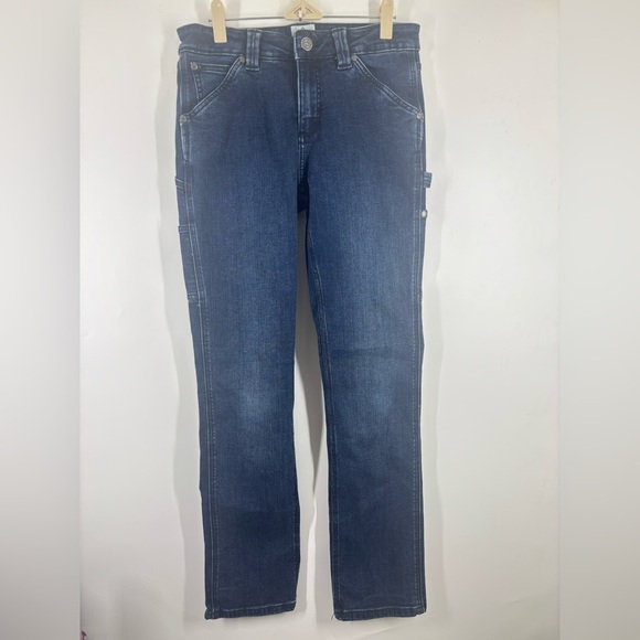 NWOT Ridgecut Women's Slim Fit Mid-Rise Flex Work Jeans Dark Wash 4 - Picture 2 of 6